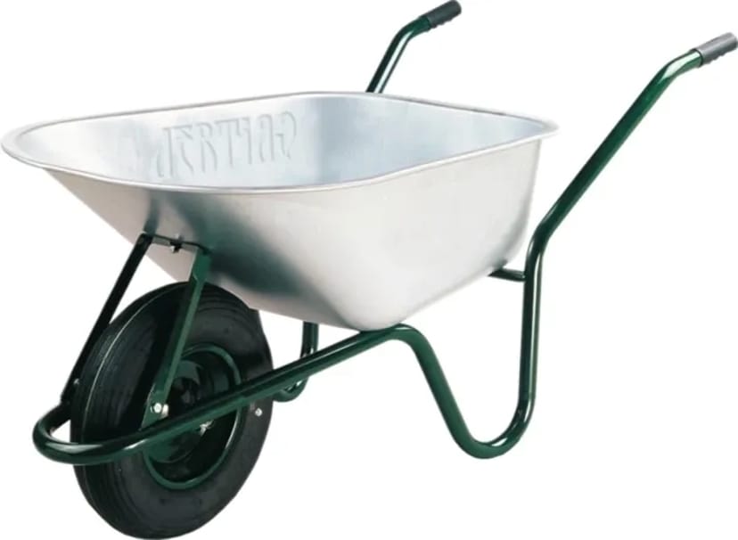 Садова тачка для транспортування будівельних матеріалів