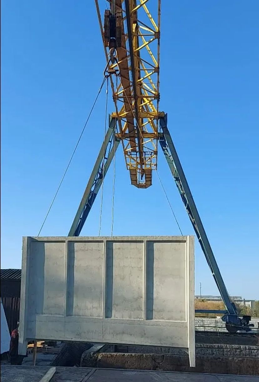 Залізобетонні огорожі, Паркан секційний, Панель П-5В