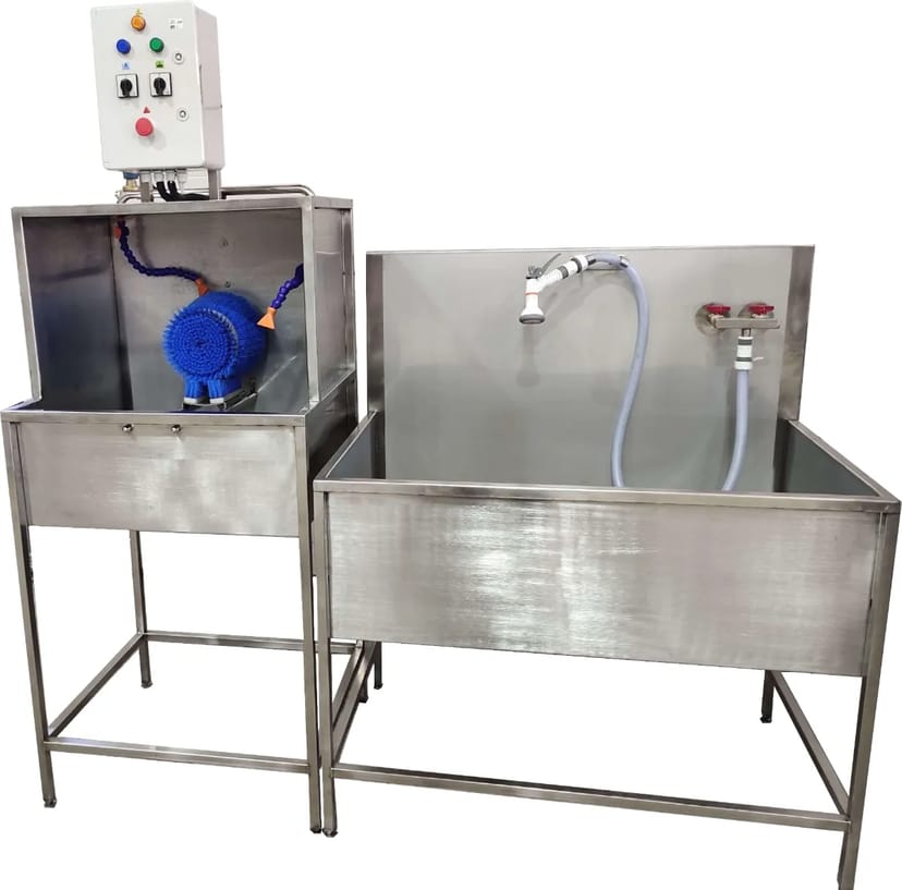 Обладнання для мийки відер, машина для миття циліндричних ємностей та відер