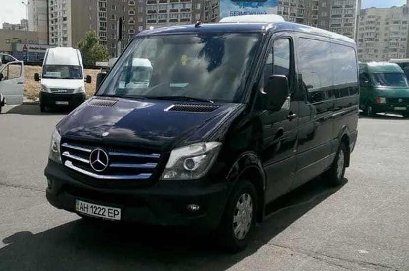 277 Мікроавтобус на весілля Mercedes Sprinter 316 NEW чорний VIP 9 місць