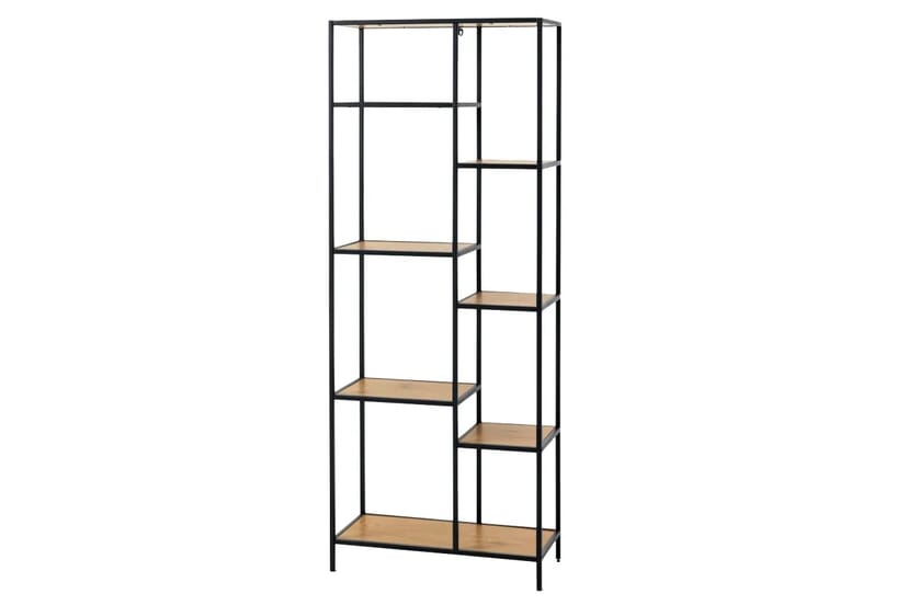 Лофт стелаж універсальний Юніт чорний