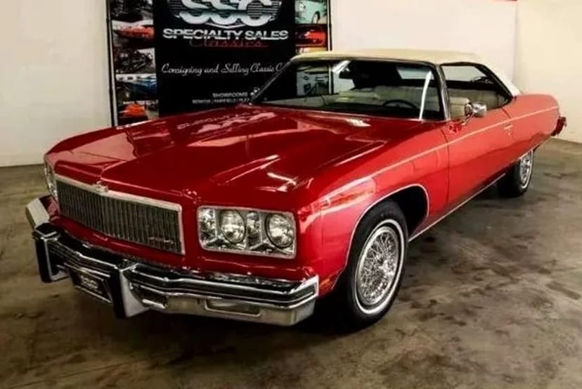 386 Ретро кабріолет Chevrolet Impala на зйомки фотосесію