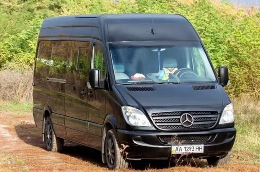 308 Мікроавтобус на весілля Mercedes Sprinter чорний
