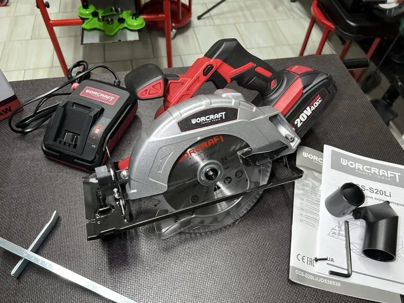 Акумуляторна циркулярна пилка WORCRAFT CCS-S20Li (без АКБ та ЗУ)