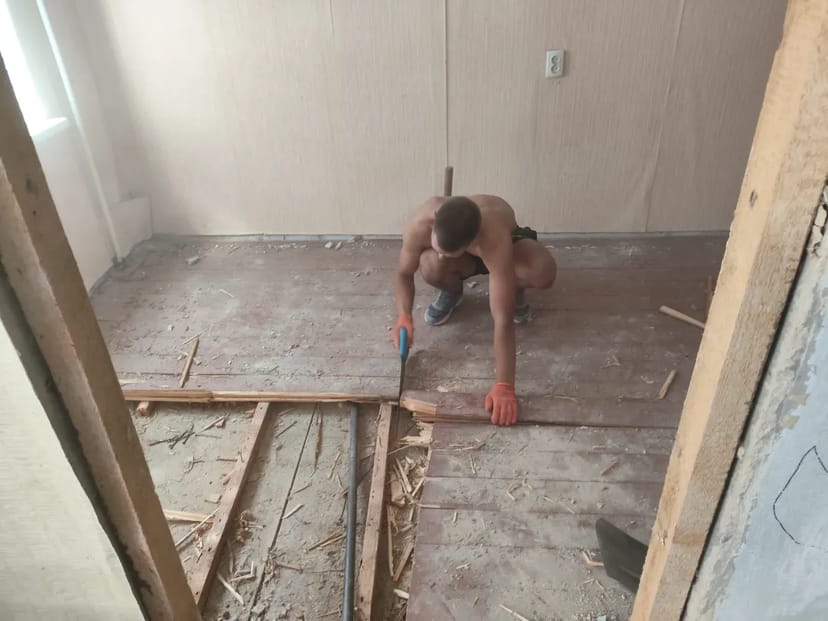 Демонтаж. Резка бетоно-монолитных перекрытий.