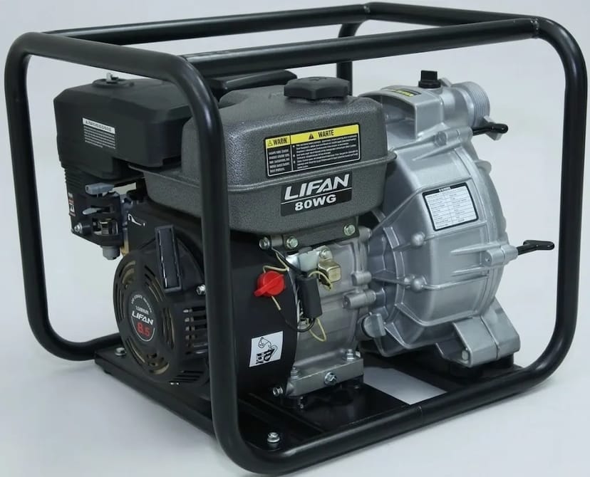 Мотопомпа Lifan для відкачування брудної води