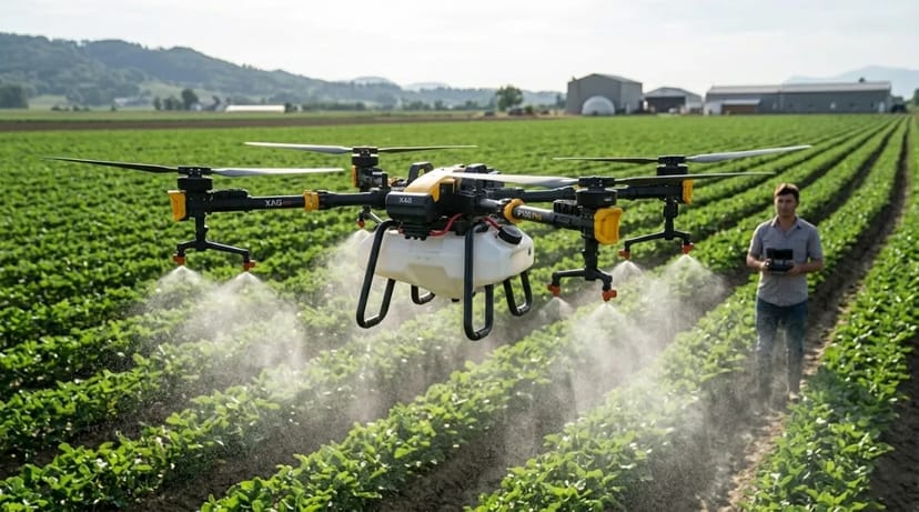 Агродрон XAG P100 Pro — професійна агрообробка дроном