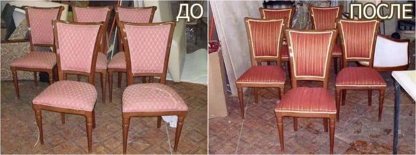 Перетяжка та ремон мʼяких меблів: стільців