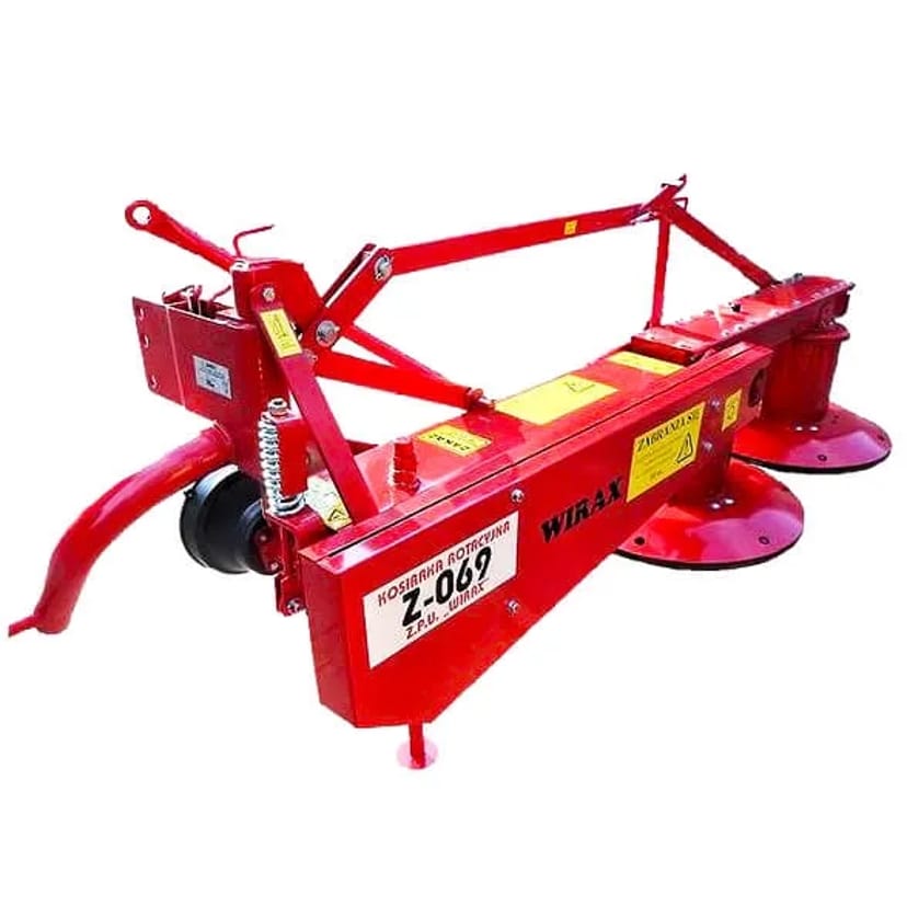 Косіння трави роторною косаркою