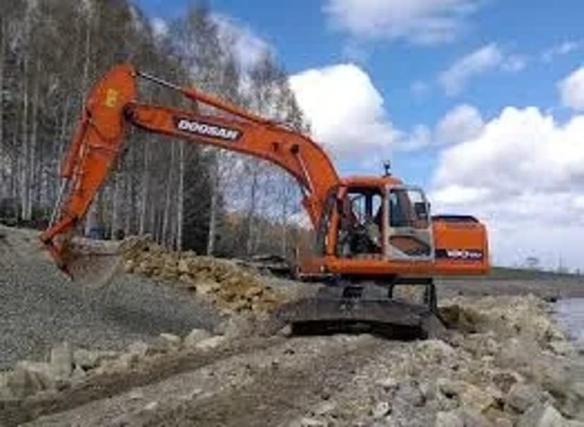 Екскаватор повно поворотнний колісний DOOSAN-180, ківш 1 куб (додатковий планувальний ківш)