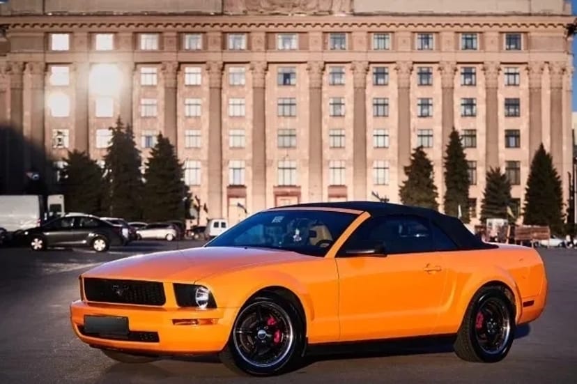 Mustang Кабріолет/ Авто Весілля, зйомки в кіно, фотосесія