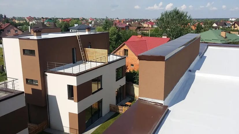 Кровля ПВХ ТПО мембраной