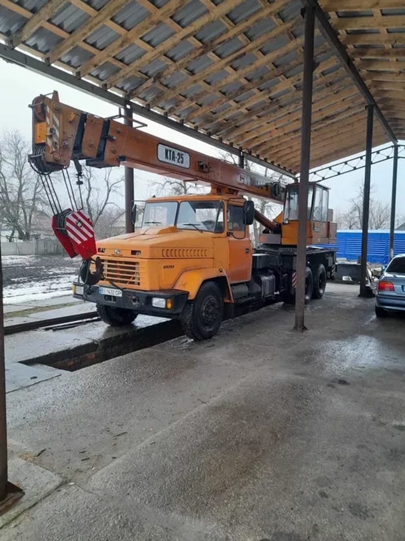 Послуги автокрана, автокран 25 тон