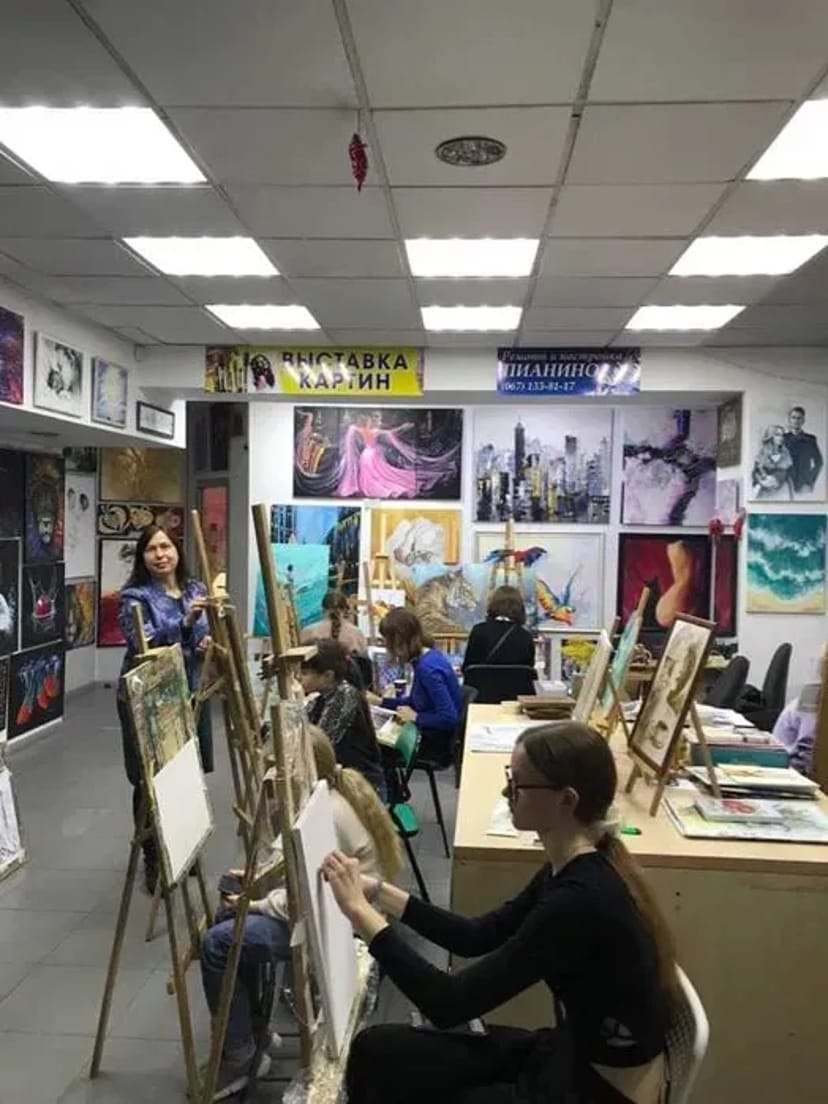 Уроки малювання для ДІТЕЙ (5-12) та ДОРОСЛИХ. Арт-школа (зуп.Гагаріна)