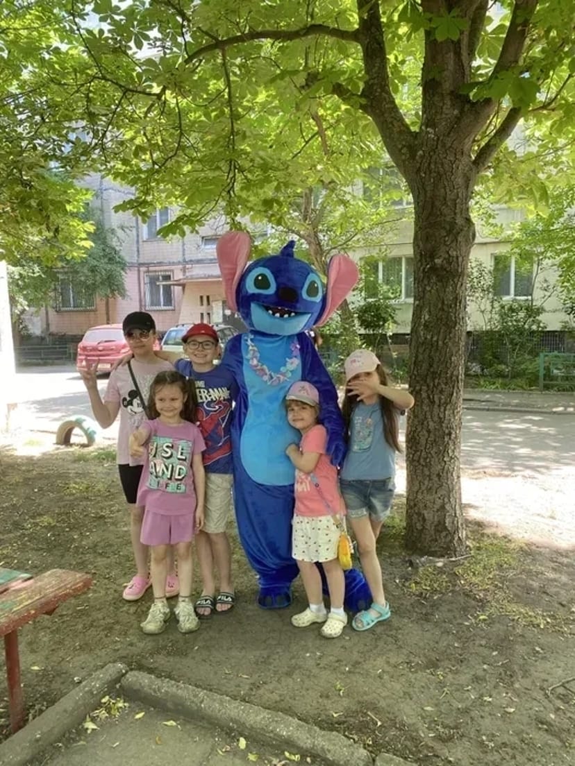 Стіч, панда, ведмедик, аніматори