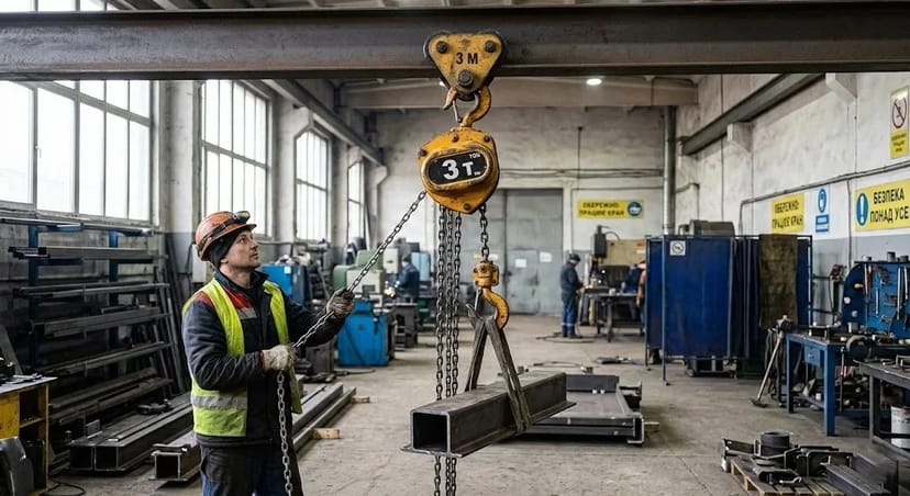 Таль ручна 3 т, висота підйому 3 м