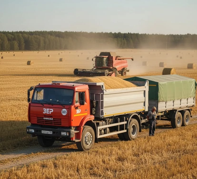 Зерновоз КАМАЗ 65115 (ЗЕР) (885)