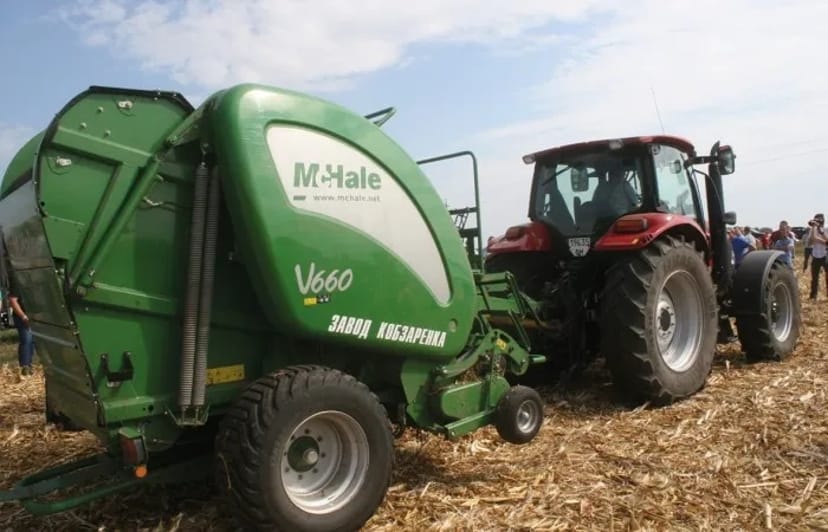 Тюкопрес McHale - послуги тюкування сіна, соломи