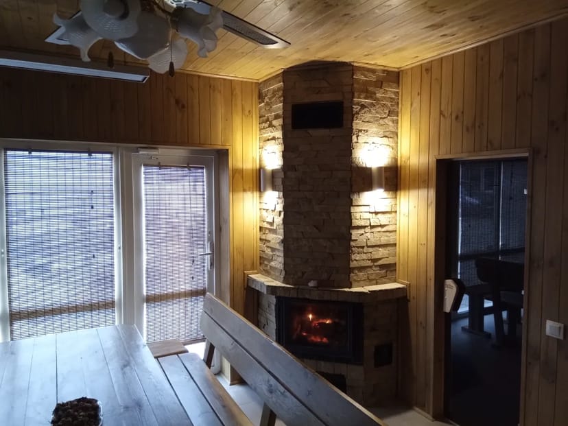 Гостьовий 2х поверховий будинок у Царичанці з сауной. каміном. білярдом