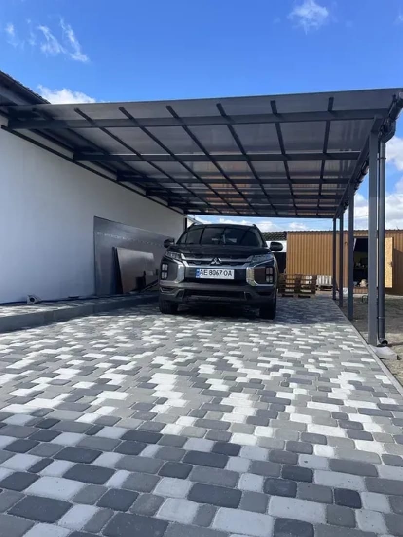 Навіс для авто гараж