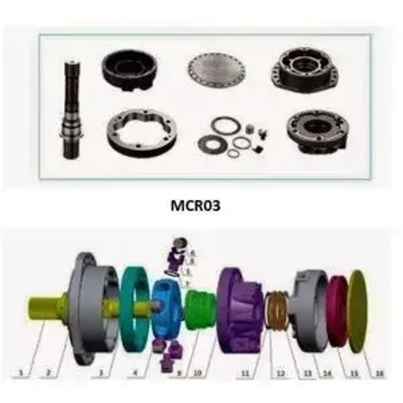 Ремонт гідромоторів Bosch Rexroth серії MCR3