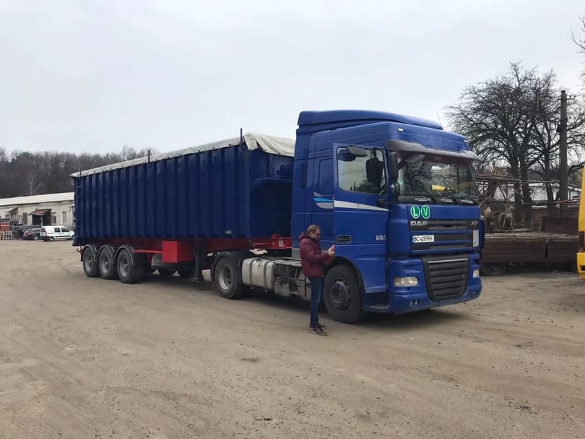 перевезення самоскидом зерна зернових Львів та обл.