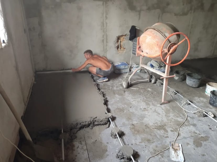 Бетонные работы. Фундаменты. Стяжки пола.