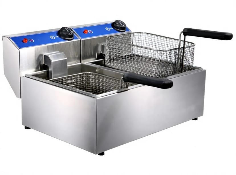Професійна фритюрниця з нержавіючої сталі