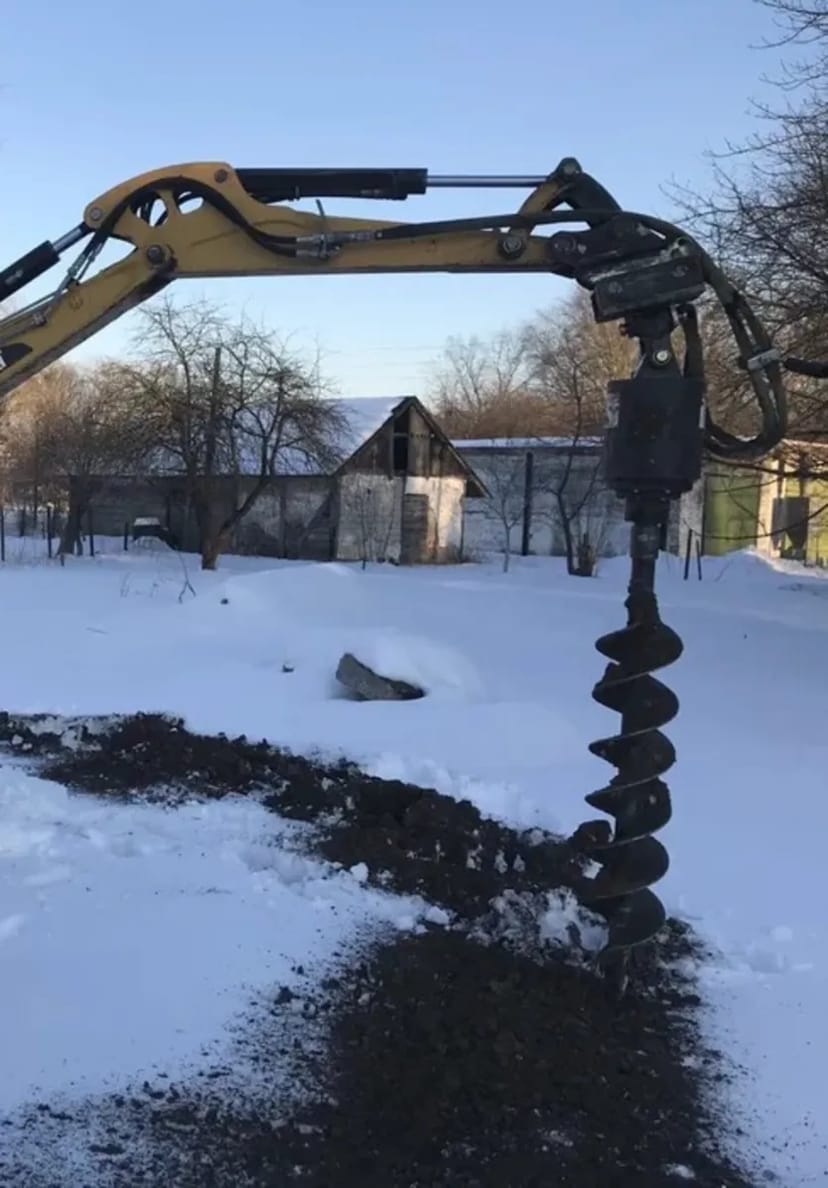 Ямобур для буріння під палі та паркани