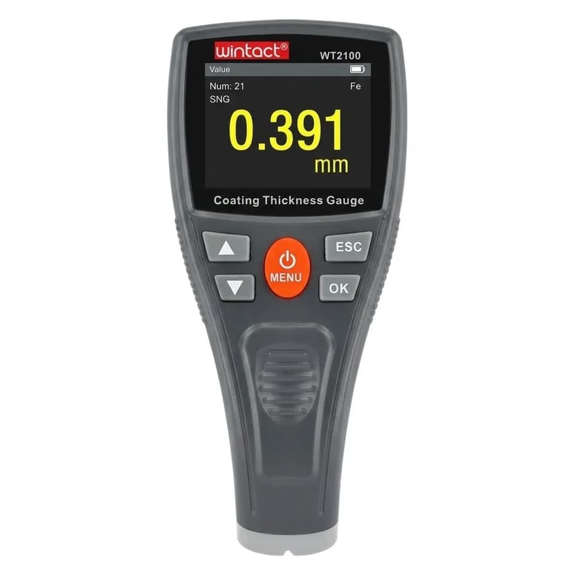 Товщиномір HD-дисплей Fe, 0-1800мкм WINTACT WT2100