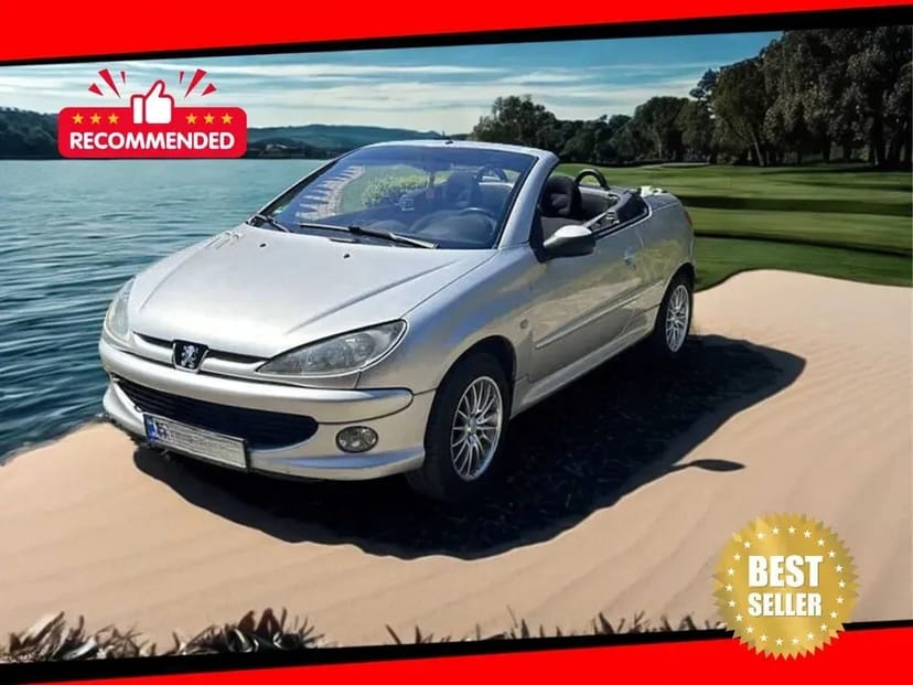 Peugeot 206 CC – автомат, бензин, кабріолет з відкидним дахом