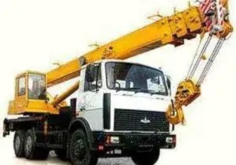 Кран МАЗ машека