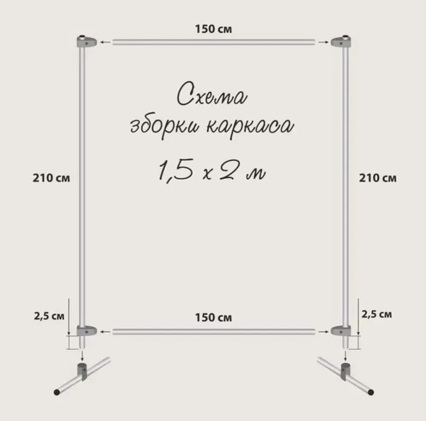 Каркас для фотозони