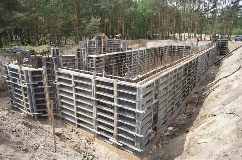 Опалубка для стін та фундаментів