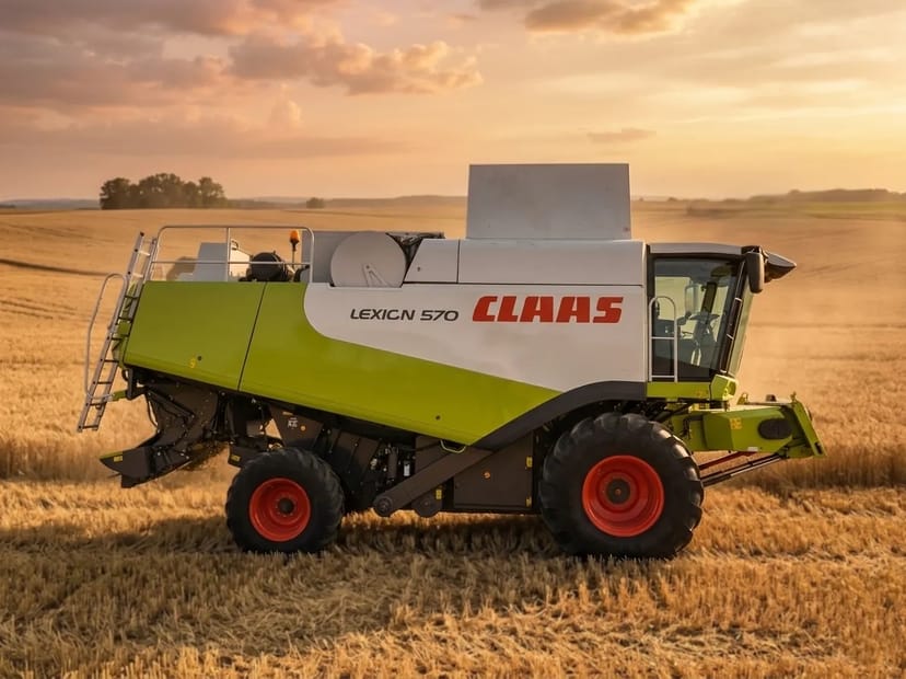 Комбайн Claas Lexion 570 для збирання врожаю
