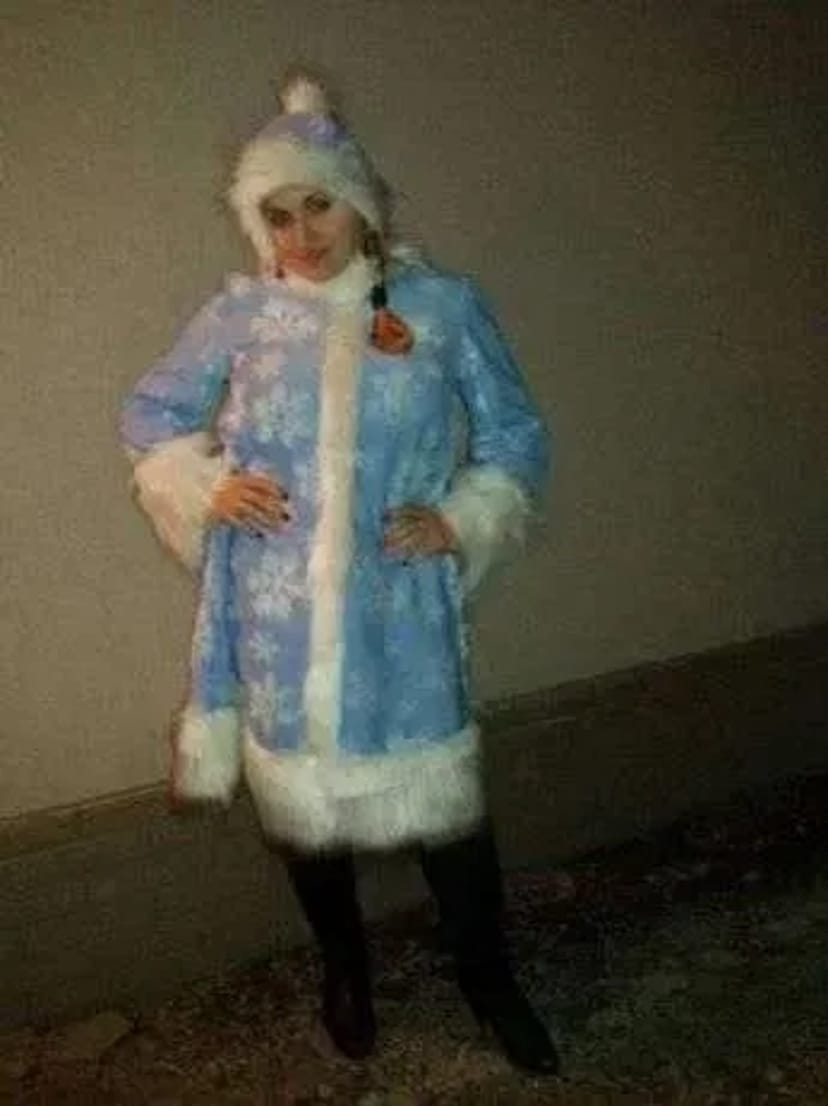 Новорічний костюм Снігуроньки.