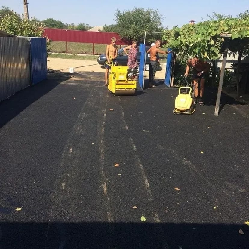 Асфальтування 380гр.м2., фреза 150гр.м2