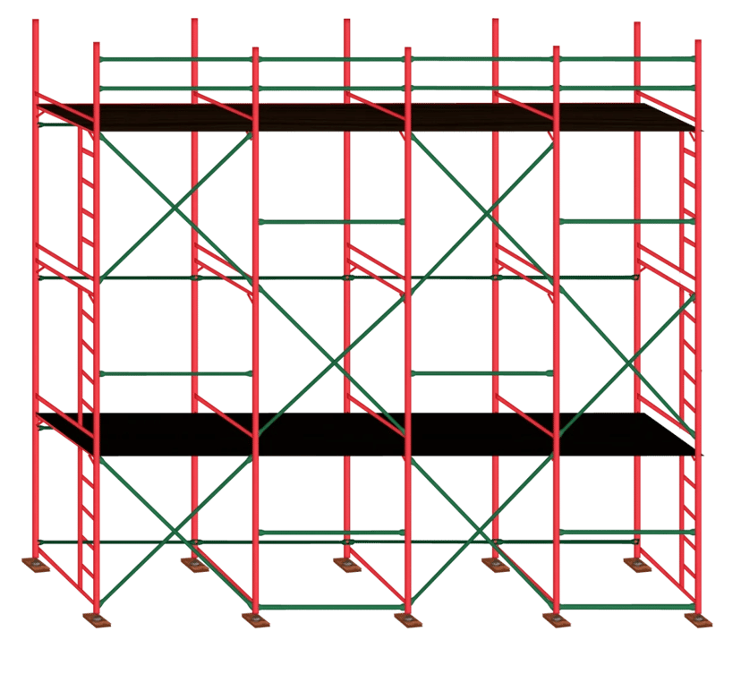 Рамні будівельні ліса для фасадів