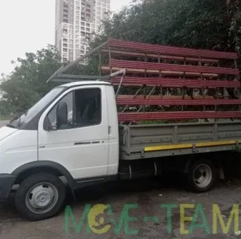 Перевезення Вікон, Скла, Склопакетів — Газель з Пірамідою + Вантажники