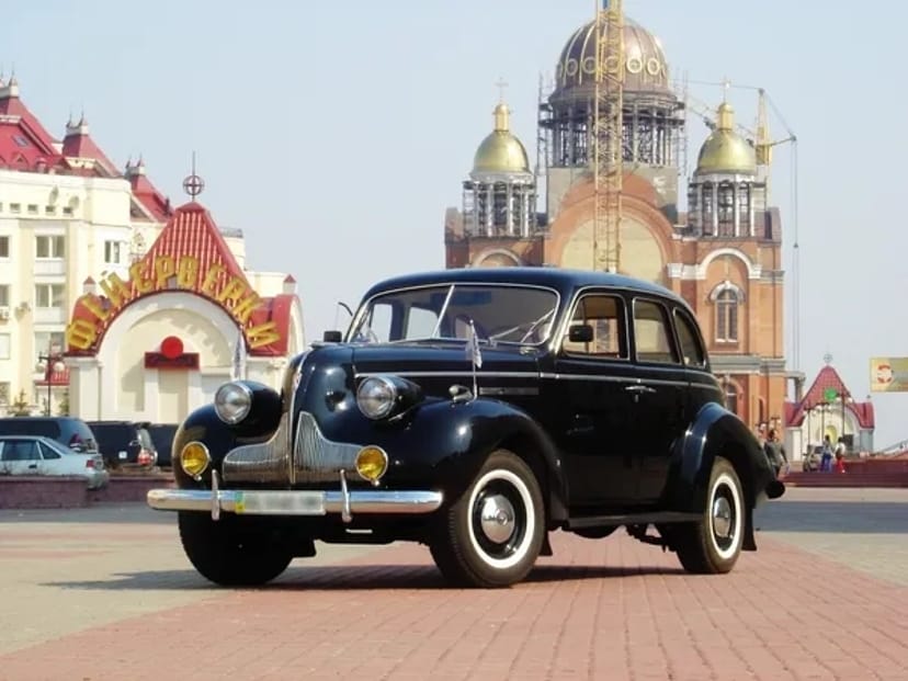 171 Ретро авто на весілля зйомки Pobeda GAZ M-20