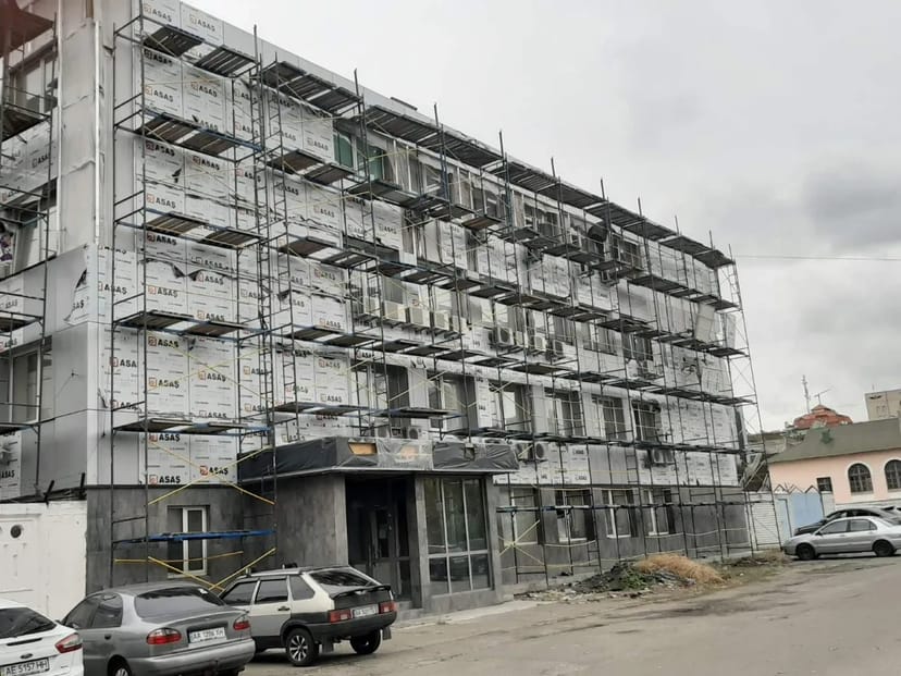 Будівельні леса, риштування, різний об'єм