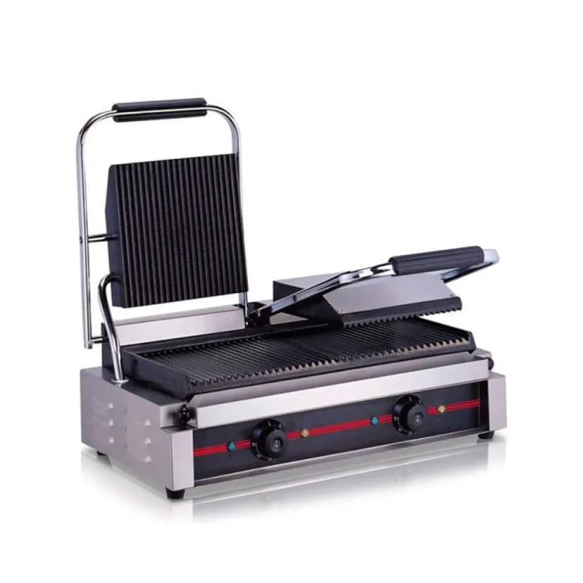 Подвійний притискний гриль чавунний Altezoro MN-813 К