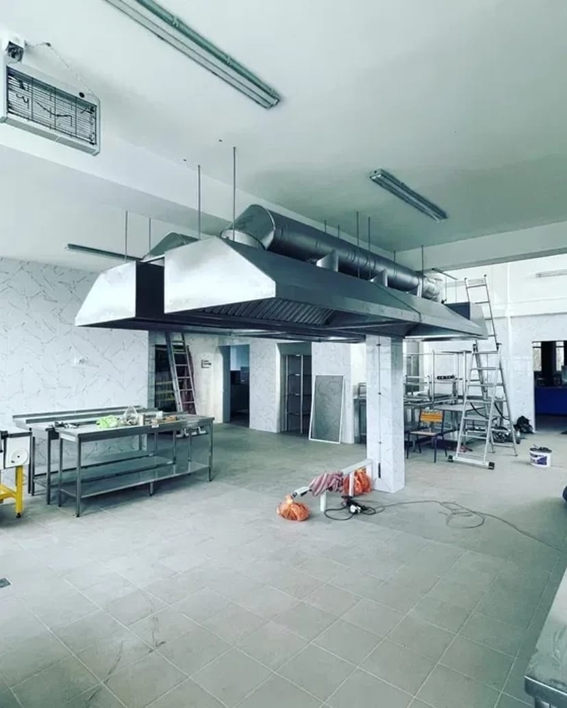 Монтаж промислової вентиляції та витяжок