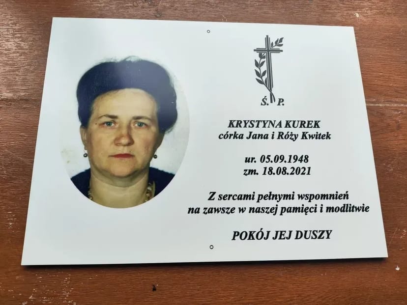 Табличка з фото на хрест, памятник