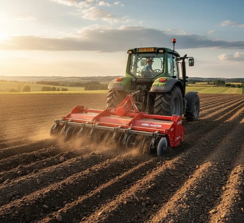 Борона-грунтофреза для розпушування ґрунту