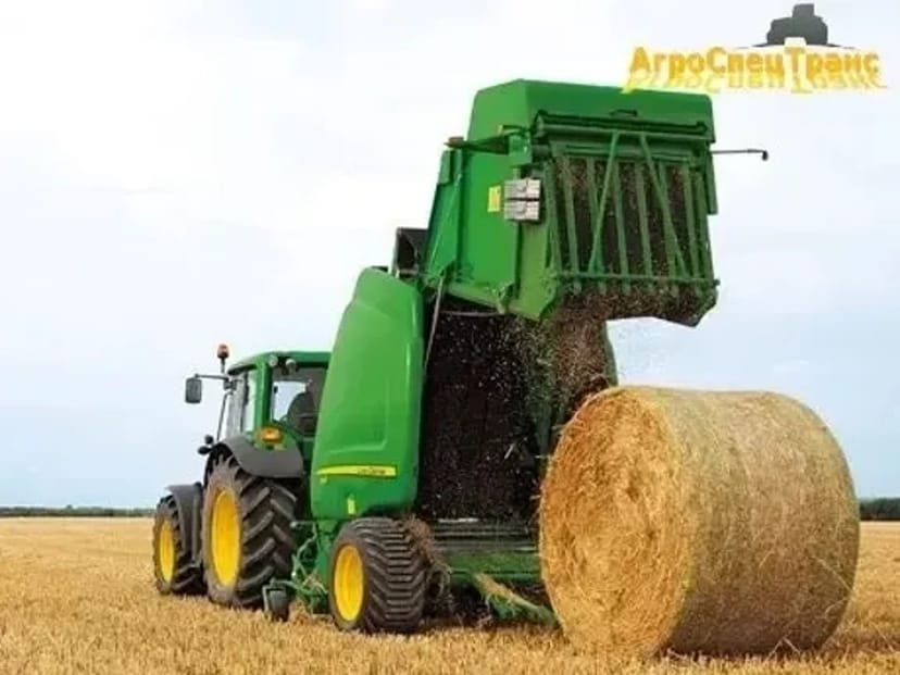 Прес-підбірач тюкування соломи та сіна