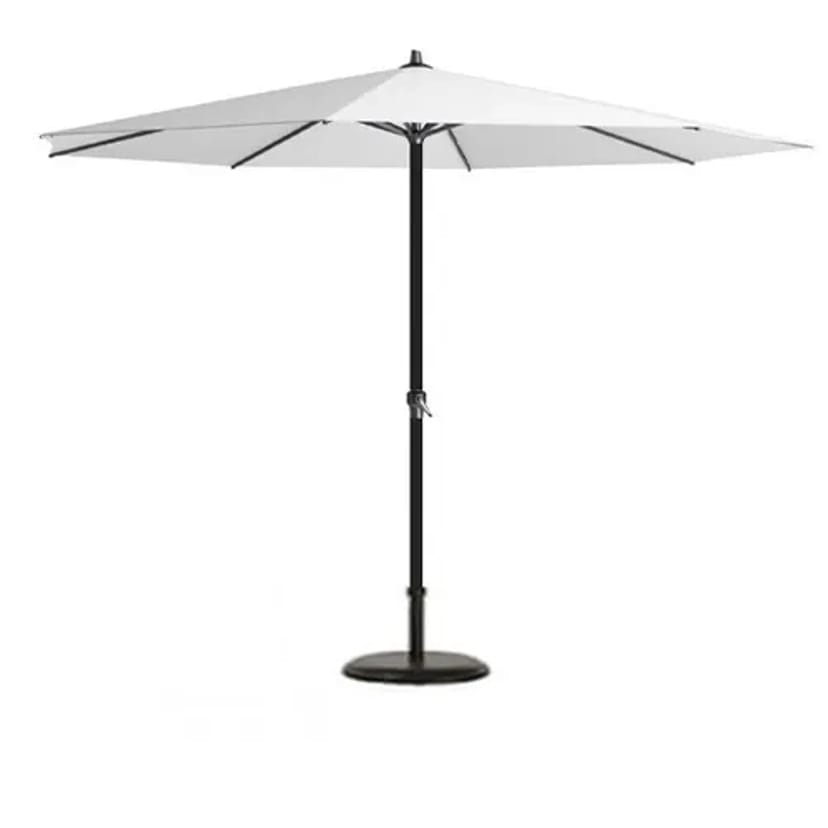 Біла пряма парасолька, 4 м