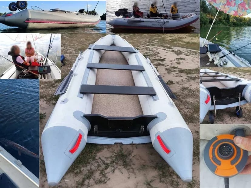 Надувний човен Energy 4 м — для риболовлі, відпочинку