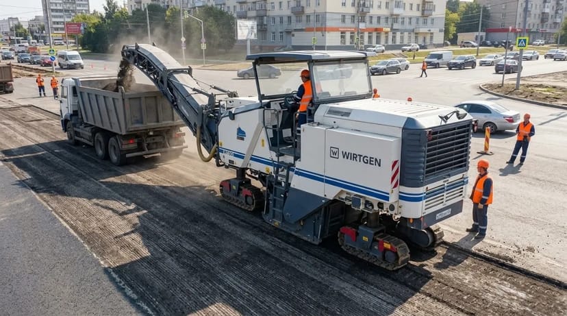 Дорожная фреза Wirtgen для ремонту асфальтного покриття