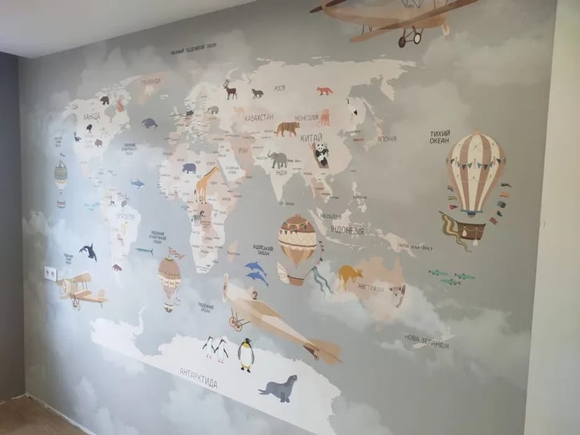 Поклейка шпалер(Фото шпалер )якісно.Нанесення декоративних штукатурок